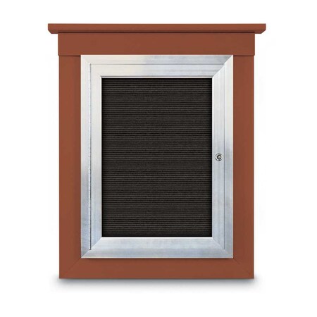United Visual Products Sliding Glass Enclosed Letterboard, 72"x4, UV9008ACS-WHITE-WHITE UV9008ACS-WHITE-WHITE